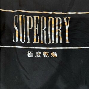 Superdry Black Logo T-Shirt Dress